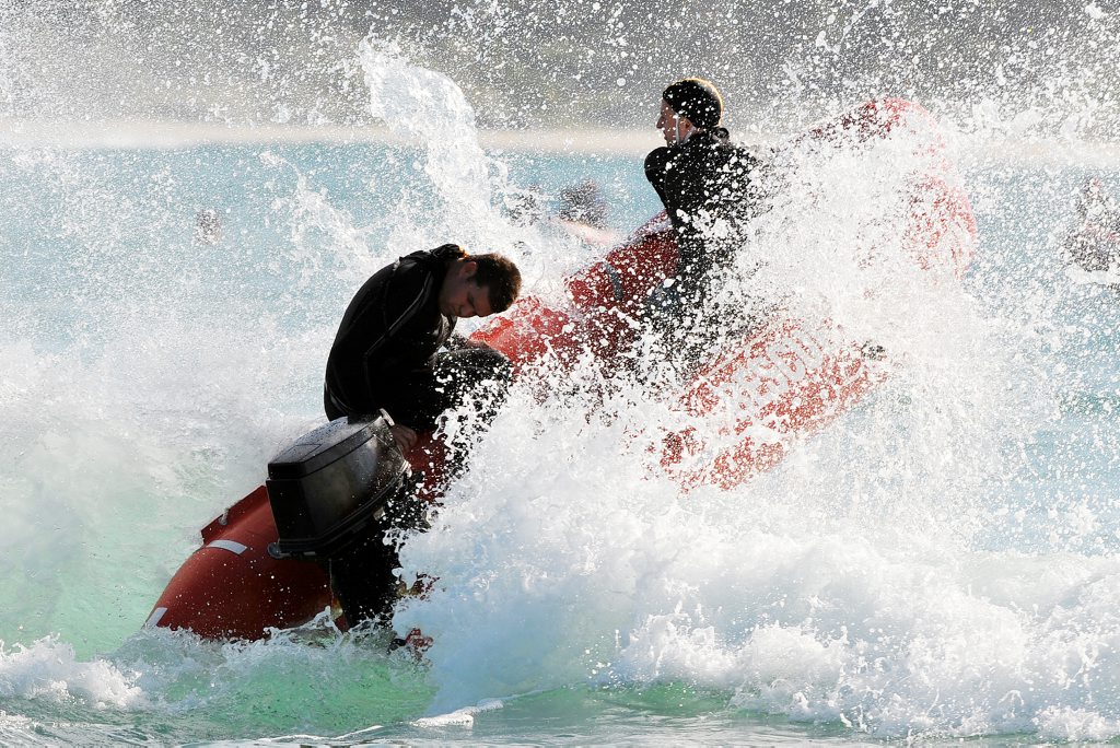 An Inflatable Rescue Boat (IRB) from Coffs Harbour SLSC was used in the heroic rescue of a teenage boy at Park Beach. An Inflatable Rescue Boat (IRB) from Coffs Harbour SLSC was used in the heroic rescue of a teenage boy at Park Beach.